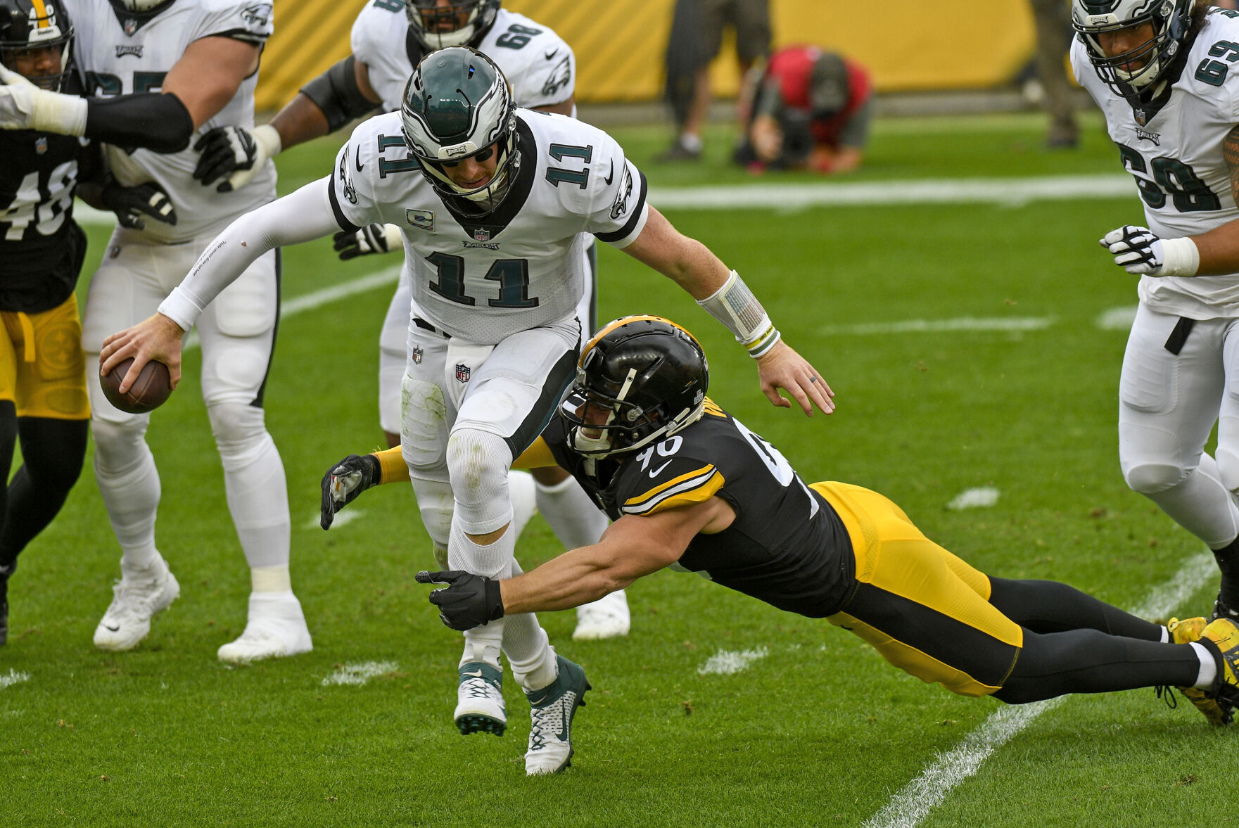 T.J. Watt Eagles vs. Steelers